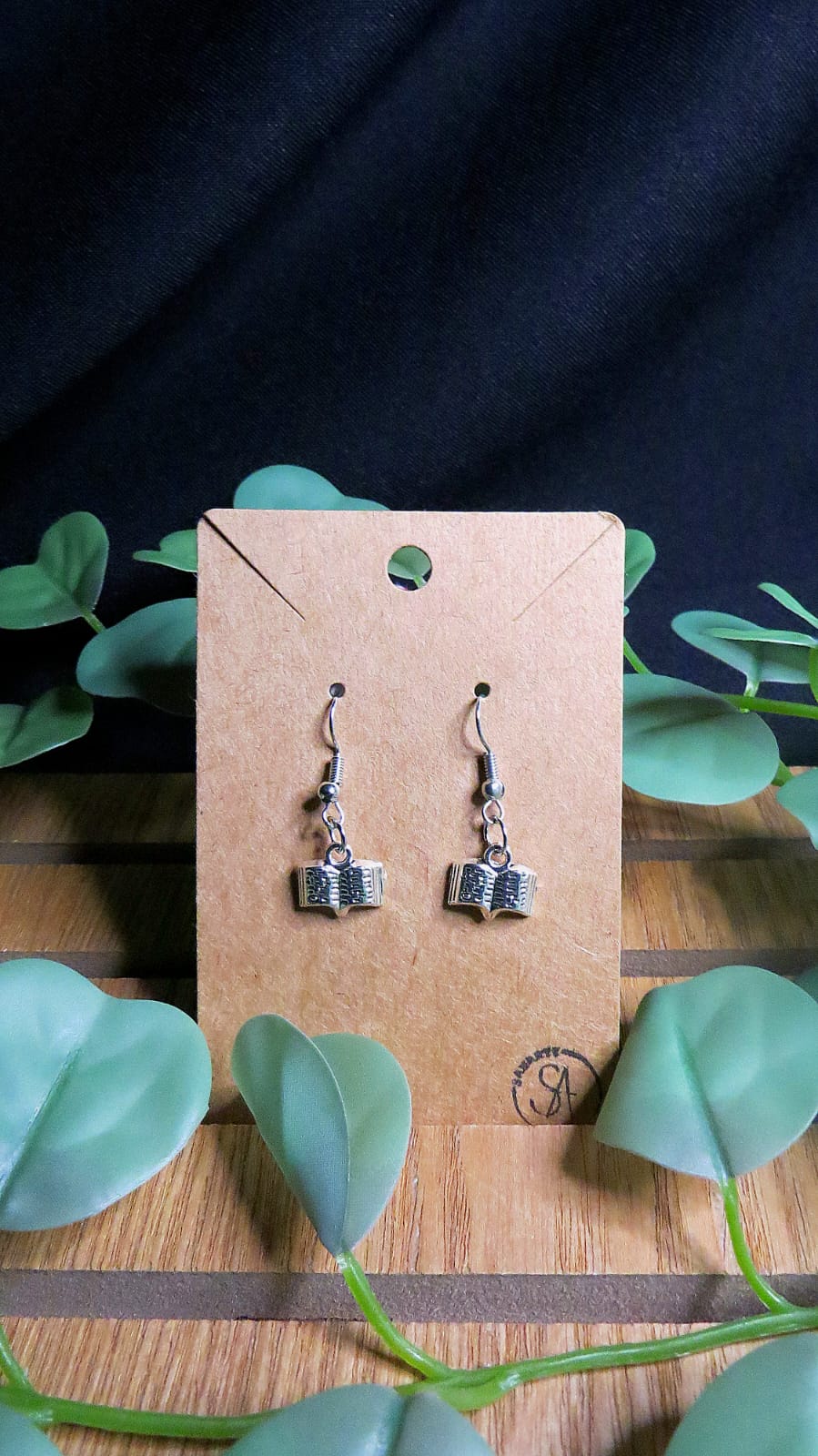 Earrings booklover